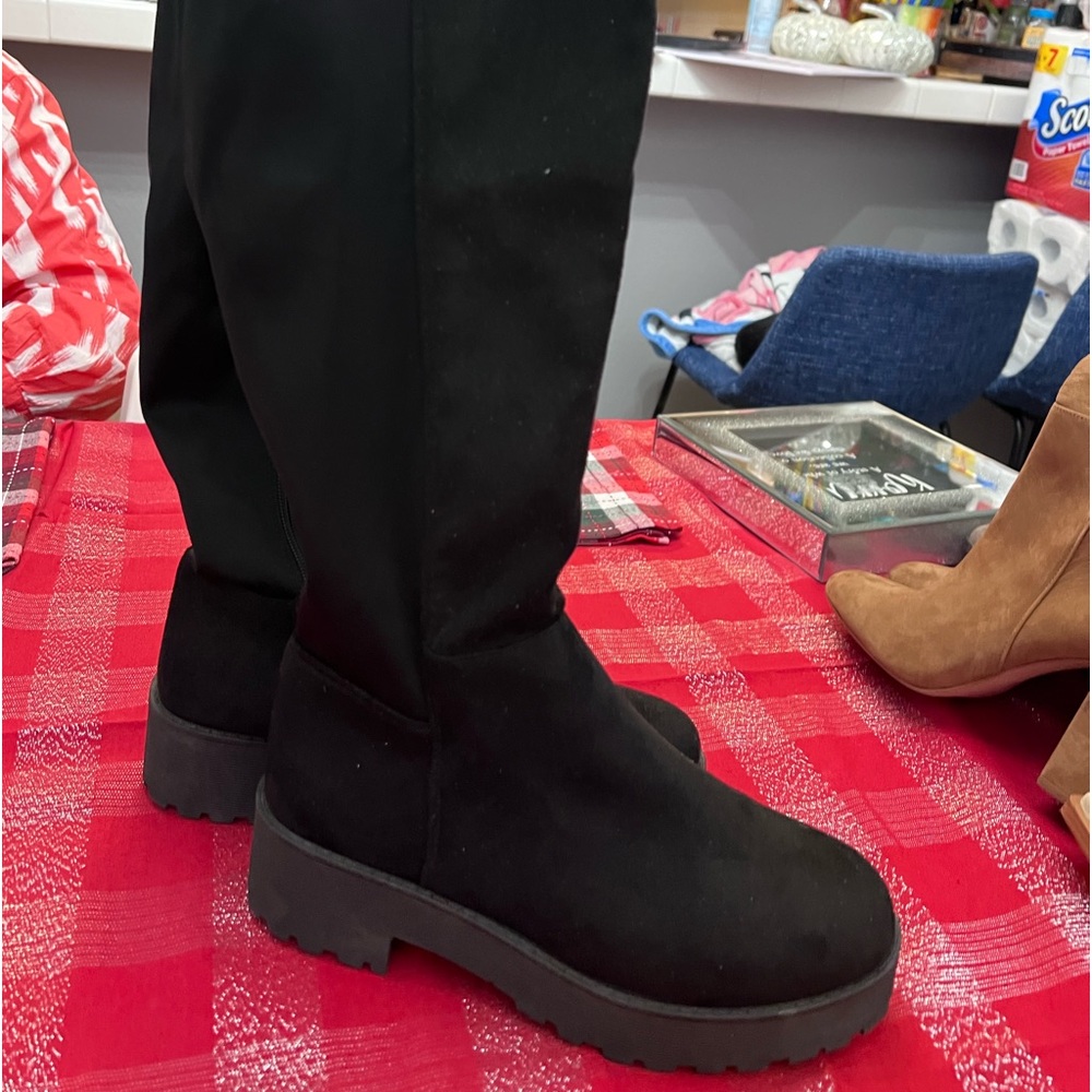 Dirty Laundry Knee High Boots Good Condition Black Color 8.5 Size